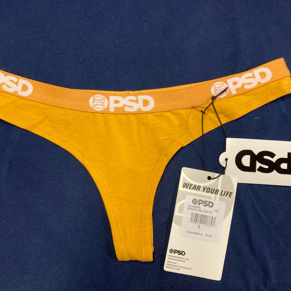 PSD Orange thong small nwt